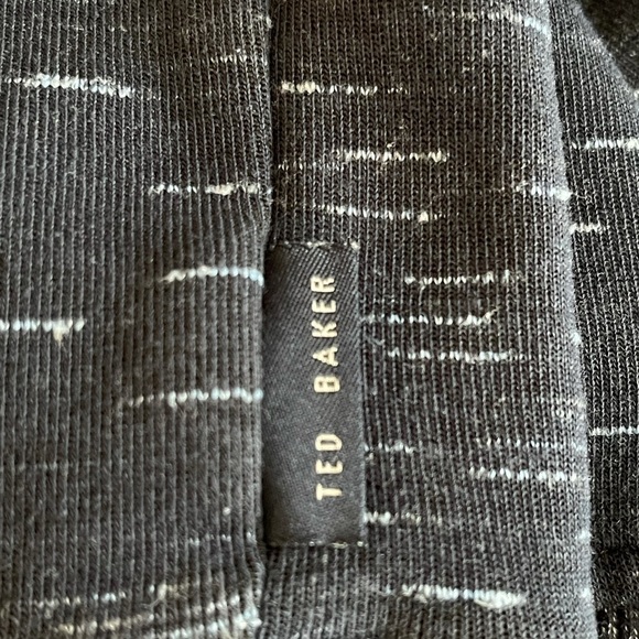 Ted Baker London sweater zippered sleeve pocket office put crewneck 2XL size 6 - Picture 8 of 16